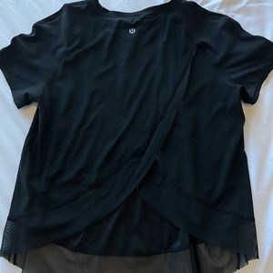 Lulu Mesh Open Back Tee